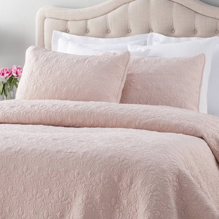 Lark Manor Lissette Cotton Blend Reversible Coverlet / Bedspread Set